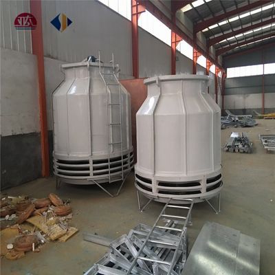 PVC Filler Small Round Counter Flow Cooling Tower for Industrial 10T/20T/30T Capacity