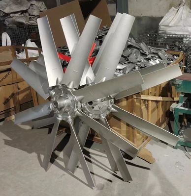 4-10 Blades Plastic Axial Flow Fan for 120/220/380/440/680v Voltage Cooling Tower