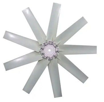 4-10 Blades Plastic Axial Flow Fan for 120/220/380/440/680v Voltage Cooling Tower