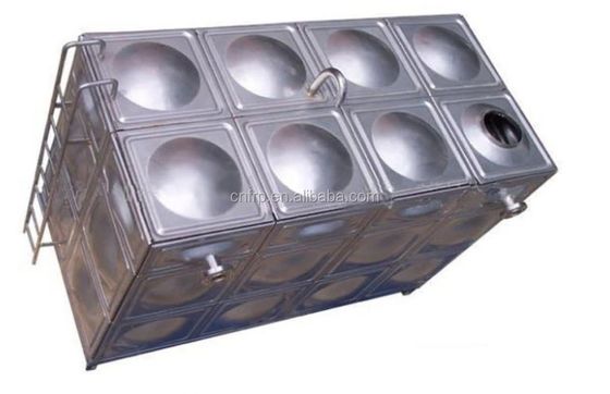 Food Beverage Shops Stainless Steel Water Storage Panel Tanks with 1-1024m3 Volume