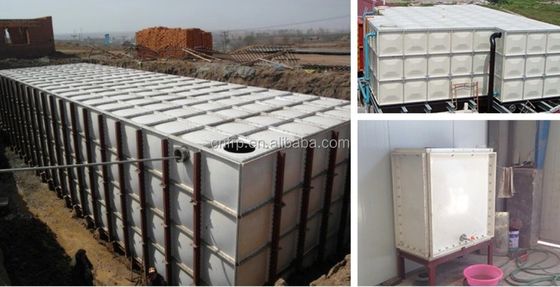 Smc Moulded Frp Water Tank Living Fire Protection Assembly with Bending Strength 78MPA