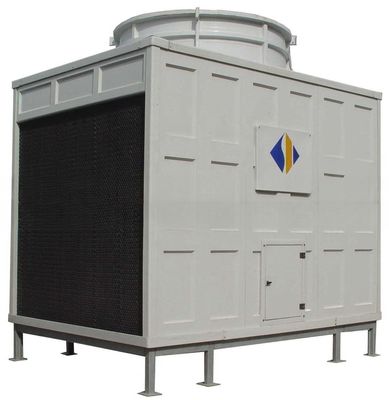 150T FRP Industrial Square Cross Flow Water Cooling Tower Chiller with One Year Guarantee