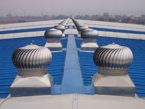 200mm 300mm Wind Power Roof Turbo Ventilator Ideal for Food Beverage No Power Exhaust