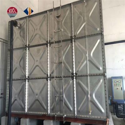 Customizable 400000 Liters AI Sectional Rectangular Galvanized Steel Water Storage Tank