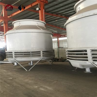 High Capacity Heavy Duty 50t FRP Round Shape Counter Flow Cooling Tower for Industrial