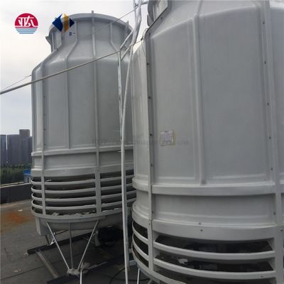 High Capacity Heavy Duty 50t FRP Round Shape Counter Flow Cooling Tower for Industrial