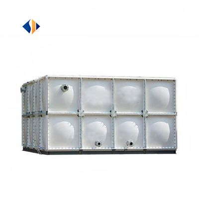 Large Volume GRP Water Tank 100m3 with Hot Galvanized Steel Frame and External Ladder