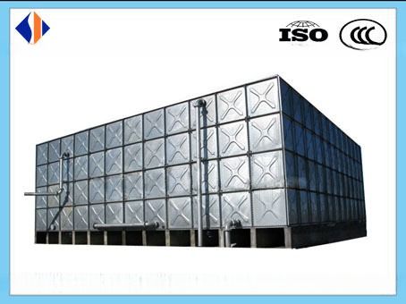 1106-4115mm Hot Dipped Galvanized Iron Pressed Steel Water Tanks for Industrial Needs