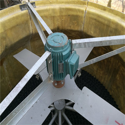 5.5 kw Motor Power Square Shape Counter Flow Water Cooling Tower Designed for Chiller