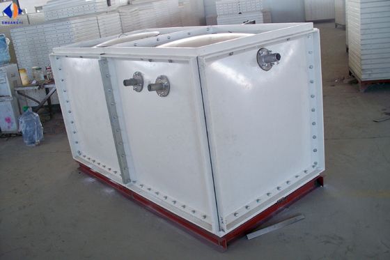 10000 Liter Large Food Grade FRP Modular Panel Water Storage Tank High Shear Strength