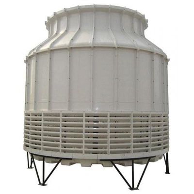 FRP Anti-corrosion Counter Flow Water Cooling Tower for Round Shape Design 880 KG