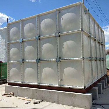 FRP GRP Water Tank 1 Cubic Meter Minimum Height 0.5m After Service Video Technical Support