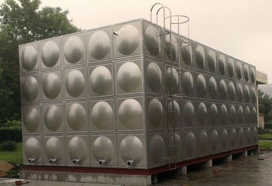 120 Ton Stainless Steel Water Tank with Clean Water and Resins Material