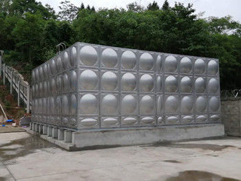 120 Ton Stainless Steel Water Tank with Clean Water and Resins Material