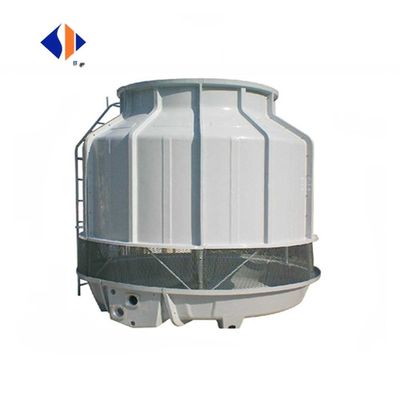 Hot Dip Galvanized Steel Support Frame 500T FRP Round Shape Cooling Tower