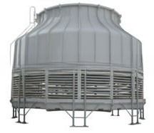 Hot Dip Galvanized Steel Support Frame 500T FRP Round Shape Cooling Tower
