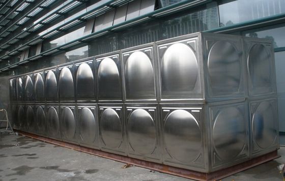 CE Certified Stainless Steel Water Tank 10000 Litres With Standard Panel Thickness