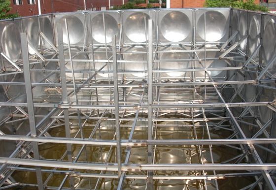 CE Certified Stainless Steel Water Tank 10000 Litres With Standard Panel Thickness