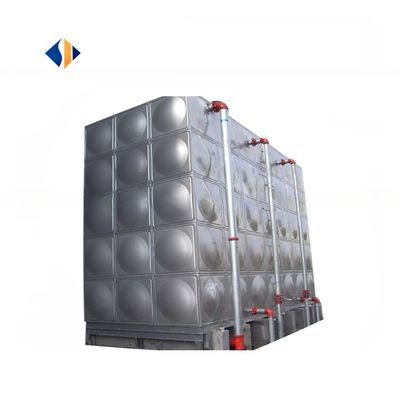 CE Certified Stainless Steel Water Tank 10000 Litres With Standard Panel Thickness