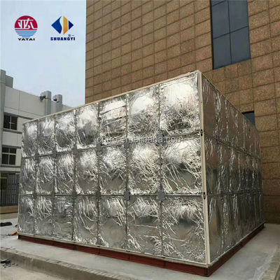 Industrial Grade Rectangular Stainless Steel Water Tank with 30-50 Year Working Life