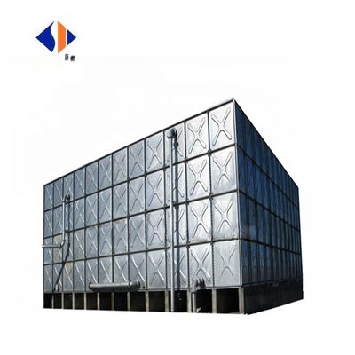 Food Shop Bolted Galvanized Rainwater Harvesting Tanks with Corrosion Resistance