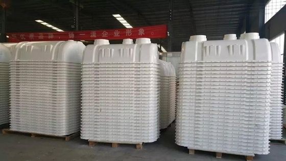 50000L/Hour Productivity Underground FRP Plastic Septic Tank For Sewage Water Treatment