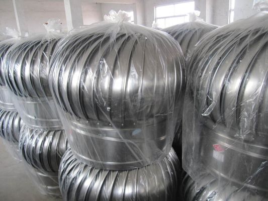 Energy Saving Roof Mounted Vertical Natural Wind Turbine Fan for Hotels and Warehouses