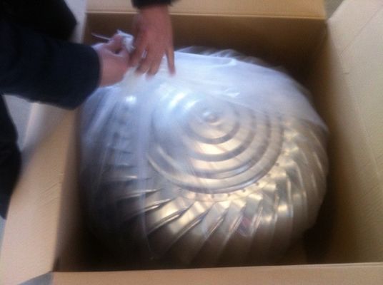 Energy Saving Roof Mounted Vertical Natural Wind Turbine Fan for Hotels and Warehouses
