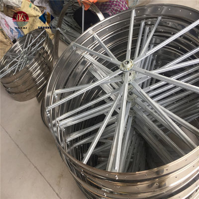 Manufacturing Plant Ventilation Stainless Steel 304 Wind Driven Turbine Fan for Funnel
