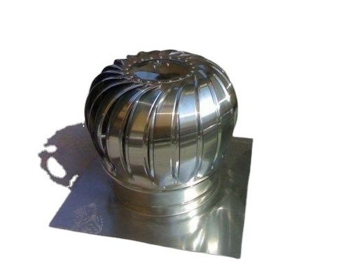 Wall Mount Industrial Stainless Steel 304 Wind Driven Circle Turbine Ventilating Fan