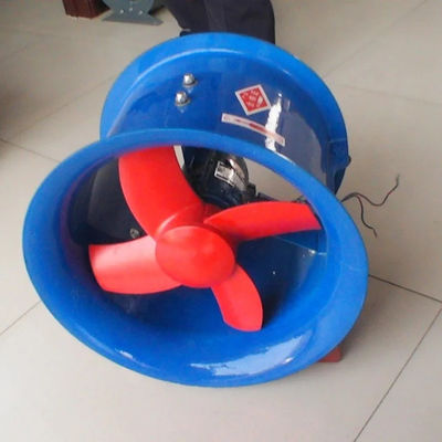 FRP High Pressure Axial Smoke Exhaust Fan Ventilation Fan with Plastic Blade Material