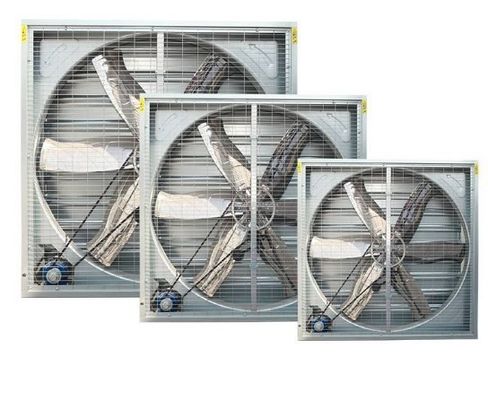 48 Inch Wall Mounted AC Extractor Fan with Siemens Motor Silver Greenhouse Ventilation