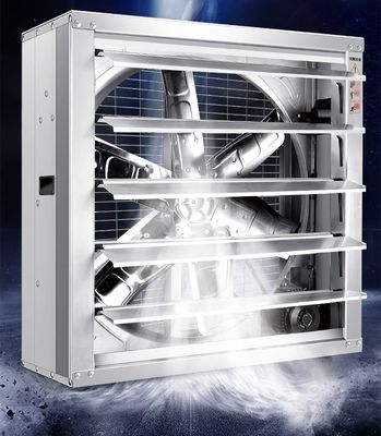 48 Inch Wall Mounted AC Extractor Fan with Siemens Motor Silver Greenhouse Ventilation