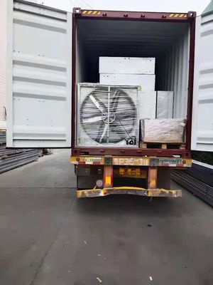 48 Inch Wall Mounted AC Extractor Fan with Siemens Motor Silver Greenhouse Ventilation