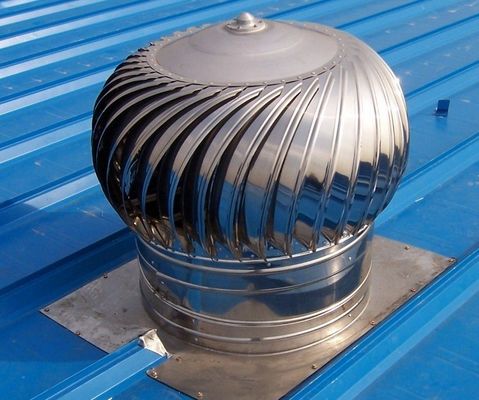 Zero Power Wind Driven Stainless Steel Roof Blower Fan for Fresh Air Ventilation